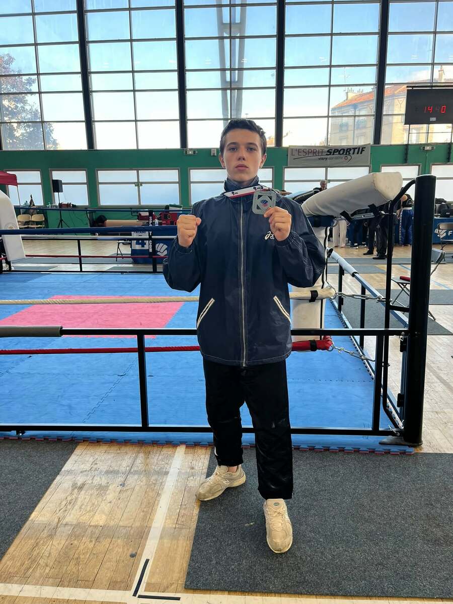 Andrea 2ème à la Coupe de France zone nord de boxe light contact