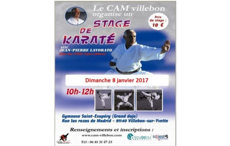 Stage Karaté avec Jean Pierre Lavorato, 9ème Dan