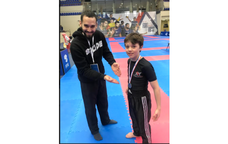 Andrea Vice champion de France Karaté semi-contact